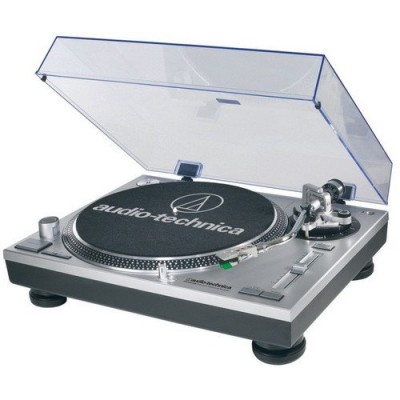 Audio-Technica AT-LP120-USB Direct-Drive Professional Turntable in Silver