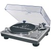 Audio-Technica AT-LP120-USB Direct-Drive Professional Turntable in Silver bundled with the AT-6012 record cleaner kit