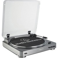 Audio Technica AT-LP60USB Turntable with USB + AT-6012 Record Cleaner Kit