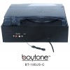 Boytone BT-19DJS-C 3-speed Turntable, 2 Built in Speakers Large Digital Display AM/FM, Cassette, USB/SD/AUX/MP3, Recorder & WMA Playback /Recorder ...