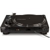 Crosley C200A-BK Direct Drive Turntable with S-Shaped Tone Arm, Black