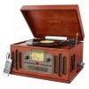Crosley CR704C-PA Musician Turntable with Radio, CD Player, Cassette and Aux-In, Paprika