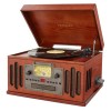 Crosley CR704C-PA Musician Turntable with Radio, CD Player, Cassette and Aux-In, Paprika