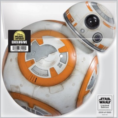 Wondercon 2016 Star Wars BB-8 FORCE AWAKENS Vinyl Record Disc LE1500