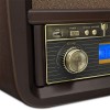 Electrohome Signature Vinyl Record Player Classic Turntable Natural Wood Hi-Fi Stereo System with AM/FM, CD, USB for MP3, Vinyl-to-MP3 Recording & ...