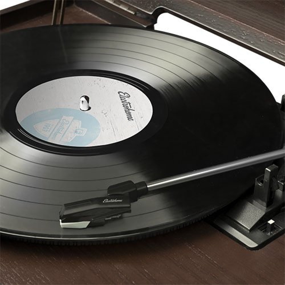 Electrohome Signature Vinyl Record Player Classic Turntable Natural ...
