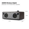 GGMM M3 Retro Wi-Fi Bluetooth Wireless Leather Speaker for Music Streaming | Featuring Powerful 40W Audio Driver, Enhanced Bass, Multi-Room Play, A...