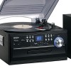 Jensen 3-Speed Stereo Turntable with CD System, Cassette and AM/FM Stereo Radio