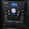 Jensen JMC1250 Bluetooth 3-Speed Stereo Turntable and 3 CD Changer with Dual Cassette Deck