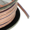 Mediabridge 16AWG 2-Conductor Speaker Wire (100 Feet, Clear) - Spooled Design with Sequential Foot Markings (Part# SW-16X2-100-CL )