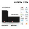 Multiroom Audio System - 2 Speaker Package - Includes 1 Master Speaker + 1 Satellite Speaker