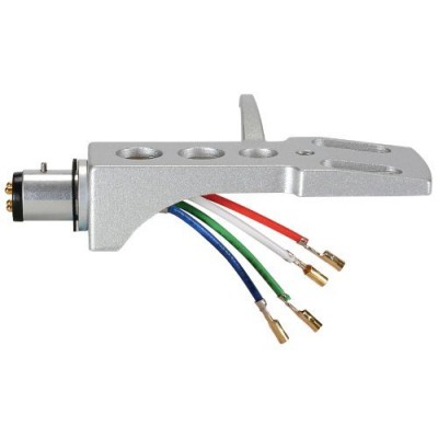 A-T Style Phono Headshell with Lead Wires & Gold Plated Contacts