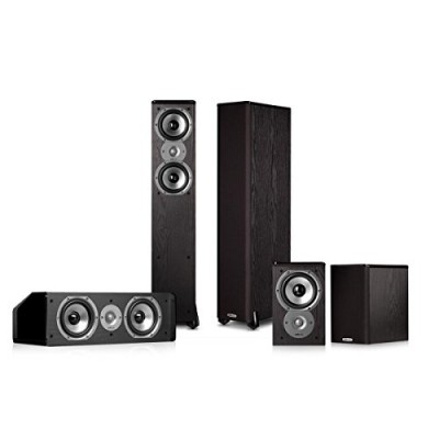 Polk Audio TSi300 5.0 Home Theater Speaker Package (Black)