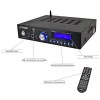 200 Watt Audio Stereo Receiver - Wireless Bluetooth Home Power Amplifier Home Entertainment System w/AUX IN, USB Port, DVD CD Player, AM FM Radio, ...