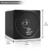 Pyle Home PCB3BK 3-Inch 100-Watt Mini Cube Bookshelf Speakers - Pair (Black) (Pair)