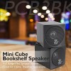 Pyle Home PCB3BK 3-Inch 100-Watt Mini Cube Bookshelf Speakers - Pair (Black) (Pair)
