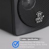 Pyle Home PCB3BK 3-Inch 100-Watt Mini Cube Bookshelf Speakers - Pair (Black) (Pair)