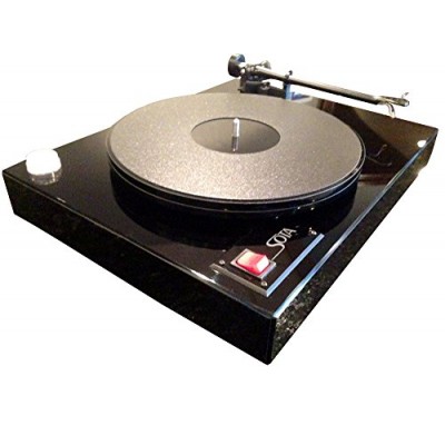 SOTA COMET Turntable with REGA S-303 Tonearm with Dustcover-High Gloss Black-Made in USA!