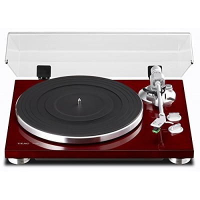 TEAC TN-300 Analog Turntable with Built-in Phono Pre-amplifier & USB Digital Output (Cherry)