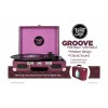 Vinyl Styl Groove Portable 3 Speed Turntable (Buddha Design)