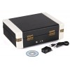 Holiday Gifts Black & White Portable Turntable Suitcase USB Record Player Ambassador Vitkatronics